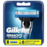 Сменные кассеты для бритья Gillette Mach3 Turbo, 8 шт